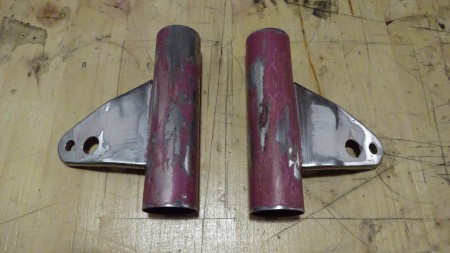 Lampenhalter gerichtet und gespachelt